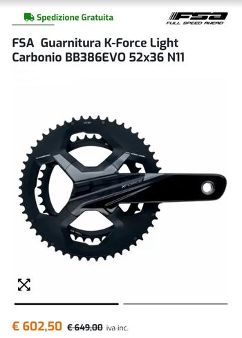 Použité Fsa k-force light bike — obrázek 5 z 5