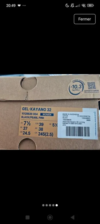 Used Asics Gel Kayano 32 bike — image 4 of 5