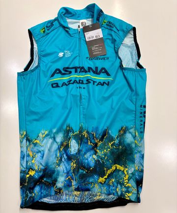 Gebrauchtes Biemme Gilet smanicato Antivento Astanza Qazaqstan Team 2025 Cycling Clothing
