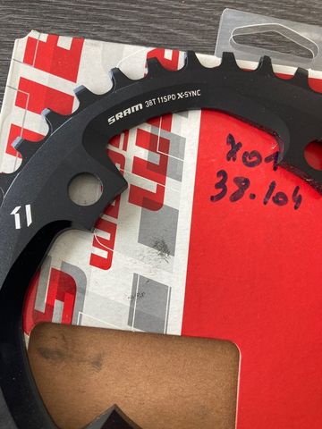 Brugt Sram Plateau Sram 38T 11s x-sync bike — billede 6 af 6