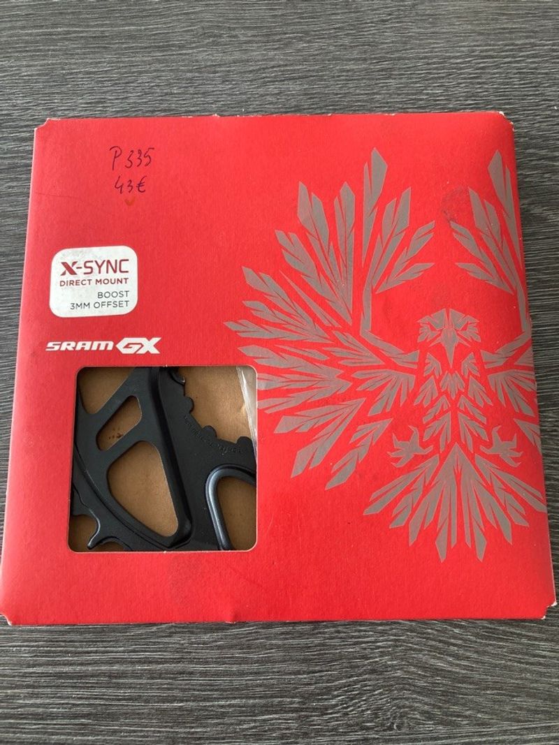Sram Plateau CR X - Sync eagle Cf 34T Direct Mount Drivetrain & Pedals usato