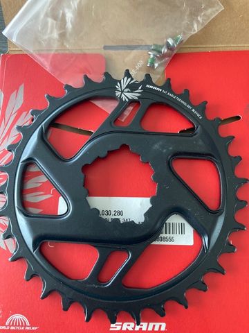 Brugt Sram Plateau Sram CR X - Sync eagle Cf 34T Direct Mount bike — billede 4 af 6