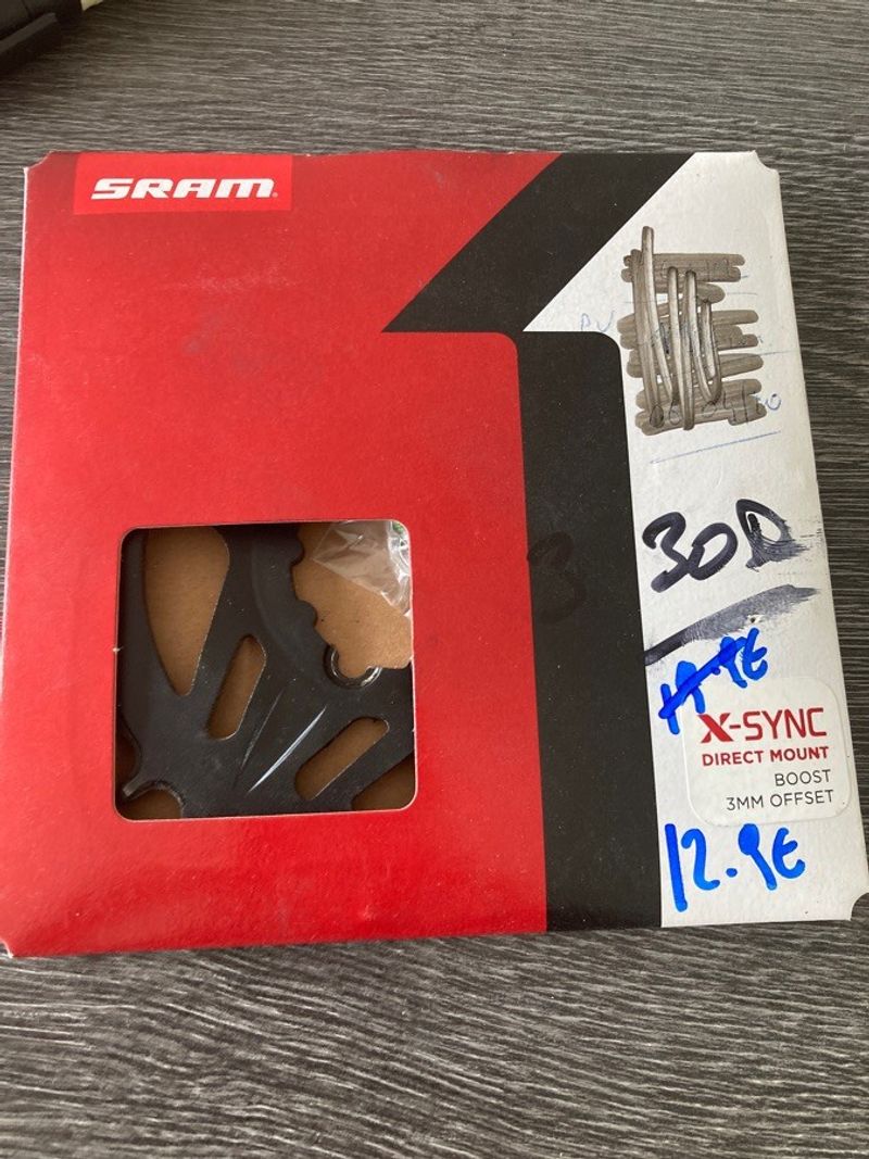 Used Sram Plateau 30T direct mount Drivetrain & Pedals