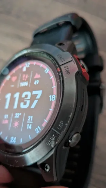 Garmin Fenix 7X Solar bike usato — immagine 3 di 6