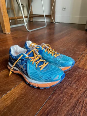 Brugt Orange Asics Running Shoes Running Shoes