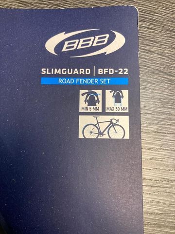 Używany BBB Garde boue Slimguard BFD-22 bike — zdjęcie 3 z 7
