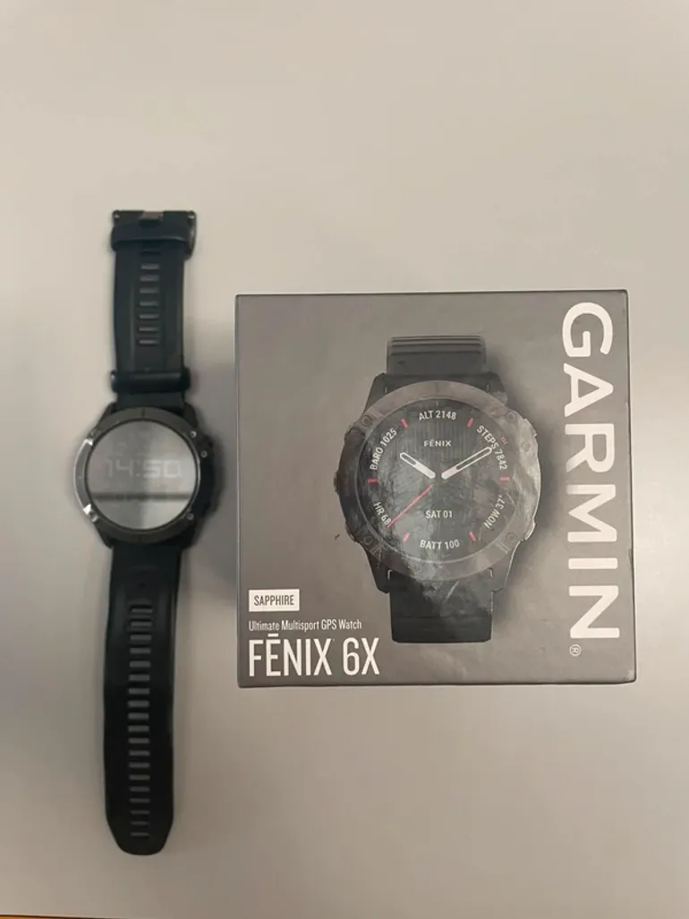 Used Garmin Fenix 6X Sapphire bike — image 3 of 8