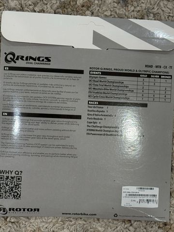 Used Rotor Q-Ring Oval Chainring 2025 bike — image 2 of 3