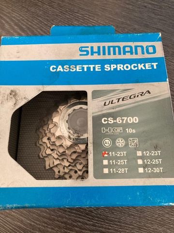 Used Shimano Cassette Shimano Ultegra 10v 11-23 Drivetrain & Pedals