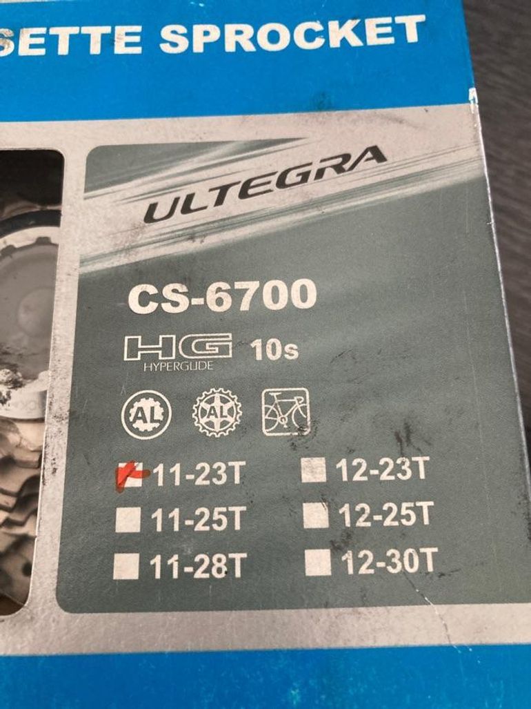 Used Shimano Cassette  Ultegra 10v 11-23 bike — image 3 of 4