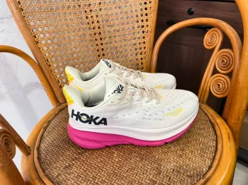 Used Hoka Laufschuhe weiß Running Shoes
