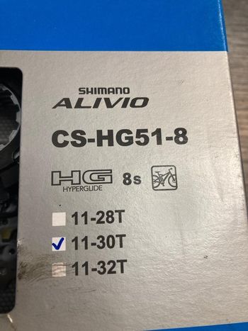 Used Shimano Cassette Shimano 8v 11-30 bike — image 3 of 4