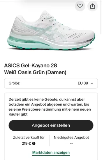 Used Asics Gel-Kayano 28 bike — image 2 of 7