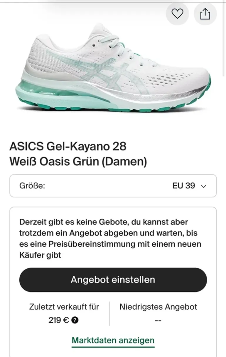 Used Asics Gel-Kayano 28 bike — image 2 of 7