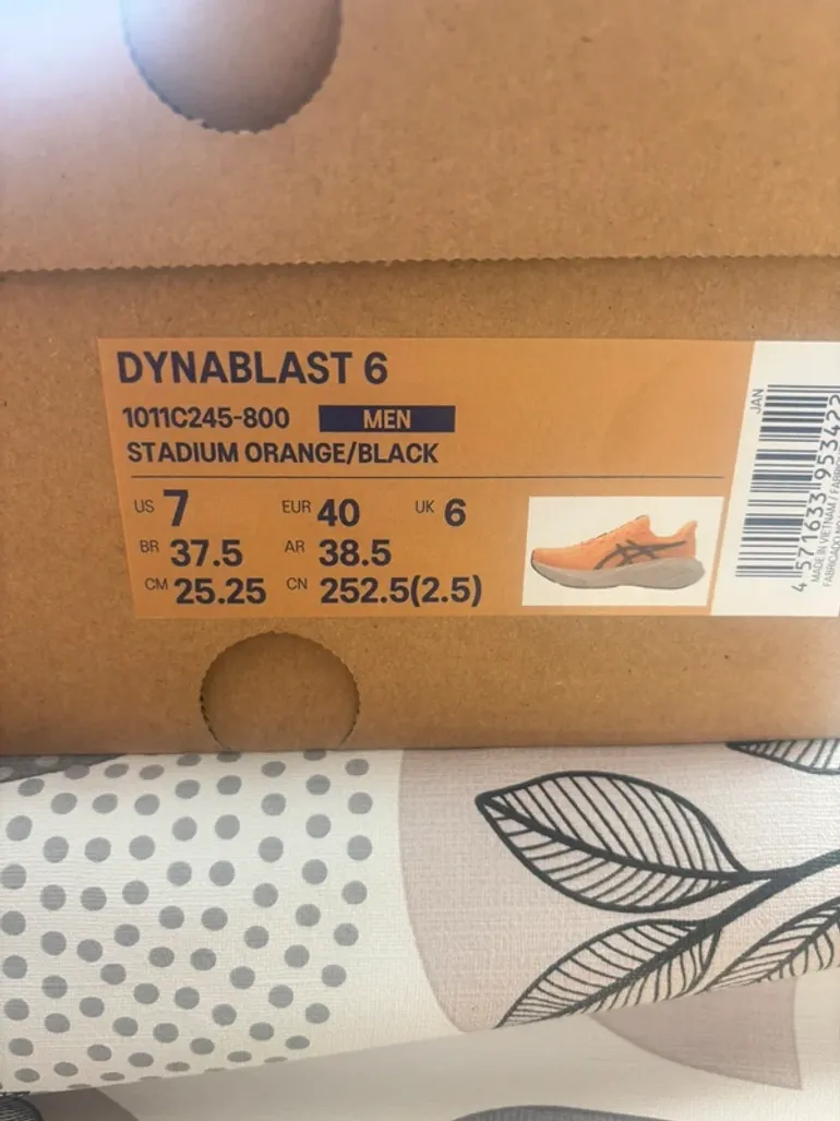 Asics Dynablast 6 bike usato — immagine 5 di 6