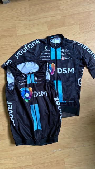 Brugt Nalini Chris Hamilton Team DSM Jersey + Vest 2021 Cycling Clothing