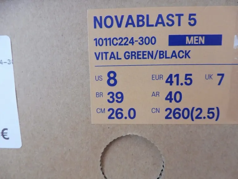 Brugt Asics Novablast 5 bike — billede 10 af 10