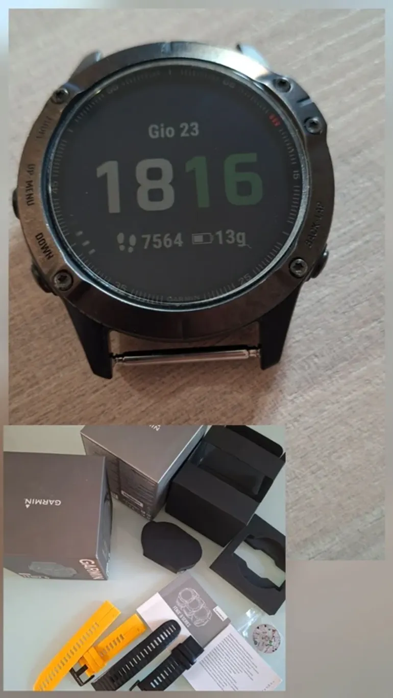 Použité Garmin Fenix 6 Sapphire bike — obrázek 2 z 5