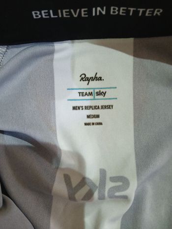 Brugt Rapha Team Sky Cycling Jersey bike — billede 2 af 3