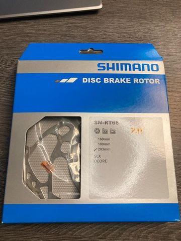 Brugt Shimano Disque frein 203mm SM-RT66 Brakes