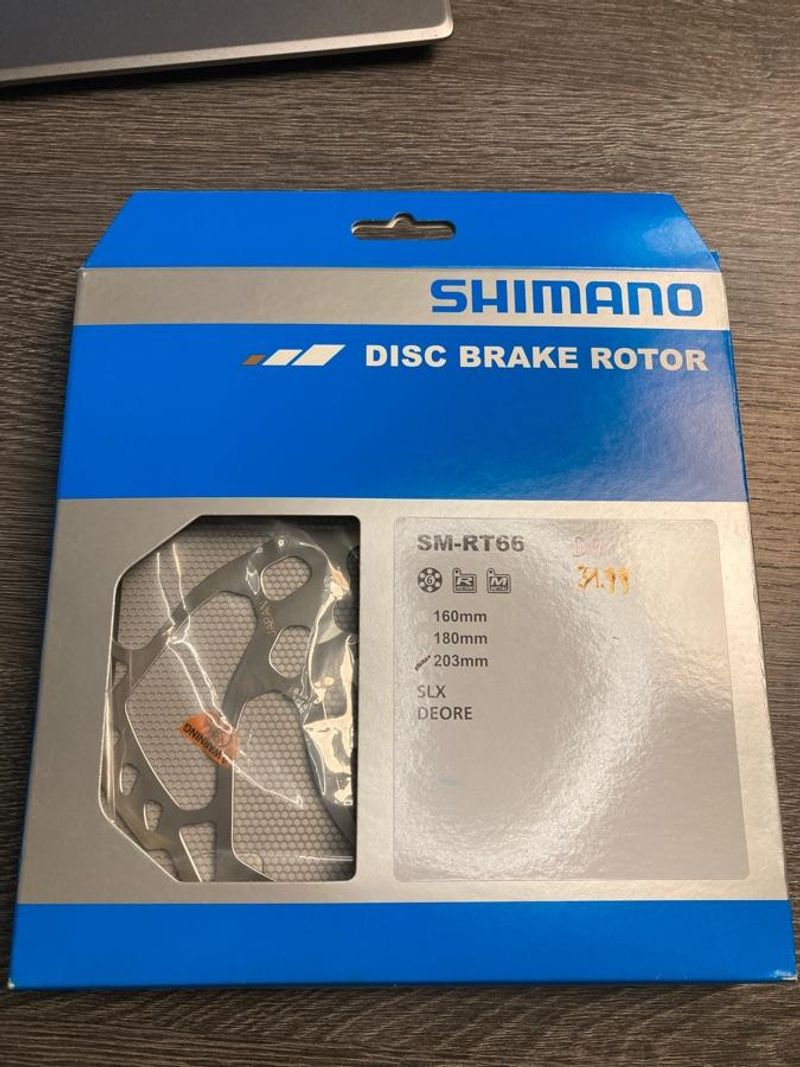 Used Shimano Disque frein Shimano 203mm SM-RT66 Brakes