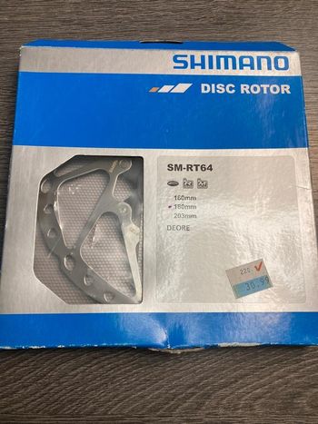 Shimano, Disque frein Shimano 180mm SM-RT64
