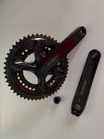 Tweedehands Shimano 105 FC-R7100 Crank 2026 Drivetrain & Pedals