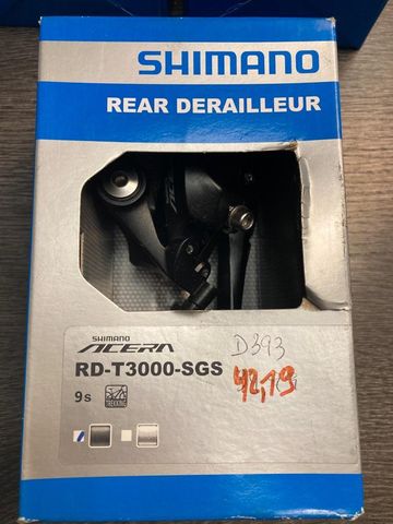 Używany Shimano Dérailleur arrière RD-T3000 SGS 9vit Drivetrain & Pedals