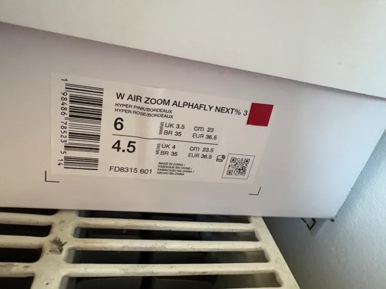 Brugt Nike Air Zoom Alphafly Next 3 bike — billede 7 af 7