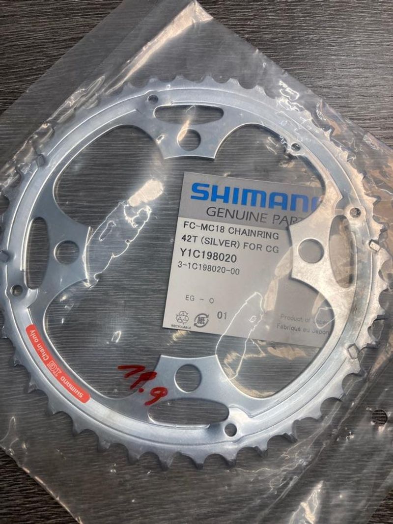 Used Shimano Plateau 42dents Drivetrain & Pedals