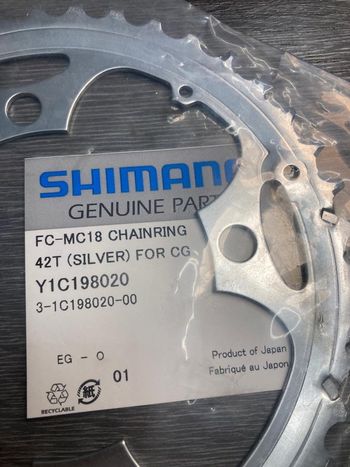 Used Shimano Plateau  42dents bike — image 2 of 2