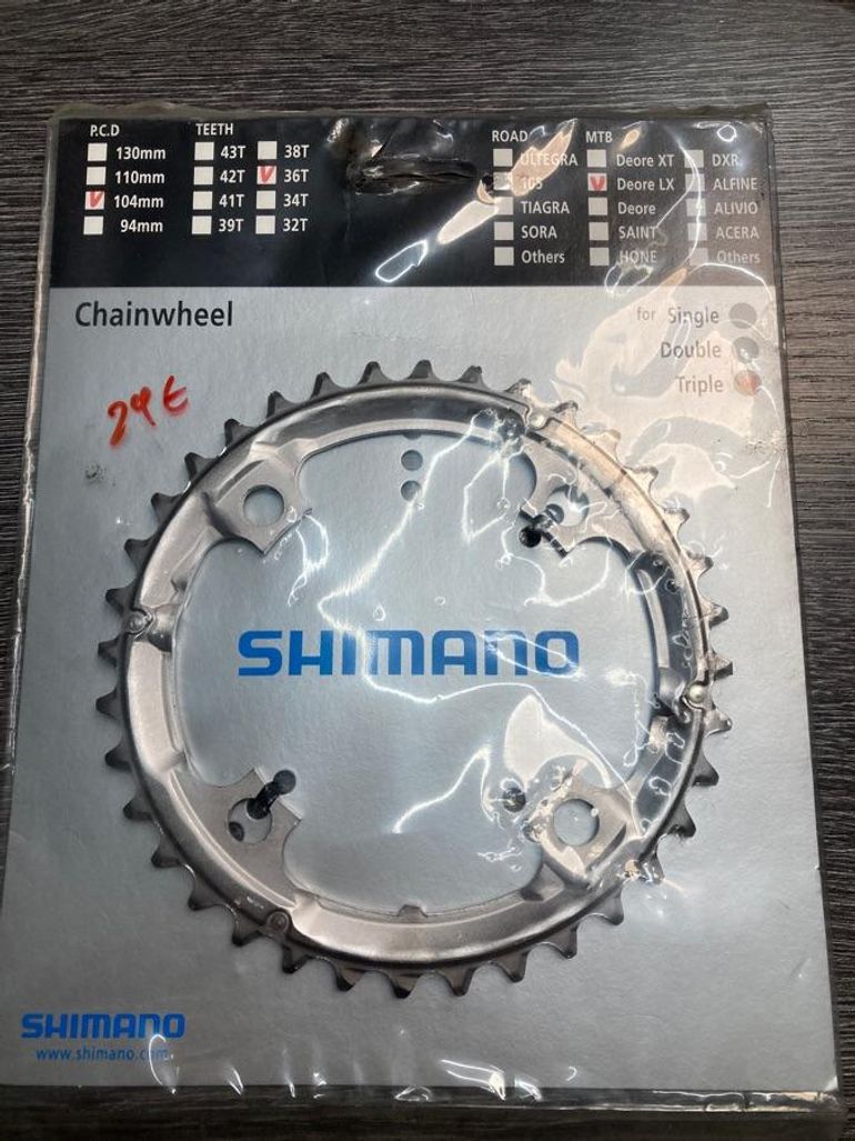 Shimano Plateau Shimano 36dents Y1FV98010 null