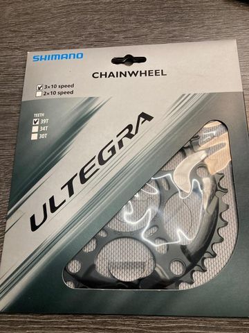 Used Shimano Plateau Shimano 39 dents Y1LK98040 Drivetrain & Pedals