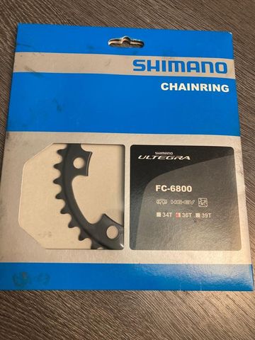 Used Shimano Plateau 36 dents 11vit FC-6800 Ultegra Y1P436000 Drivetrain & Pedals