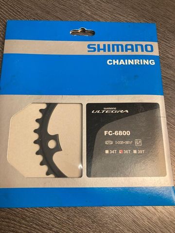 Used Shimano Plateau 36 dents 11vit FC-6800 Ultegra Y1P436000 Drivetrain & Pedals
