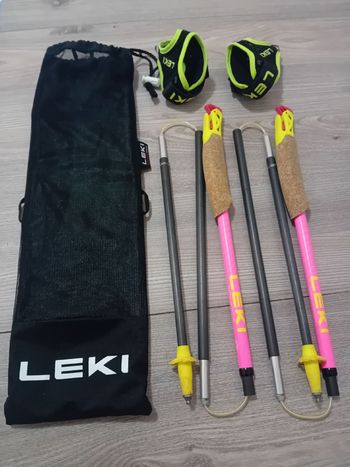 Używany Leki FX One Superlite Carbon Poles 2025 Running Accessories