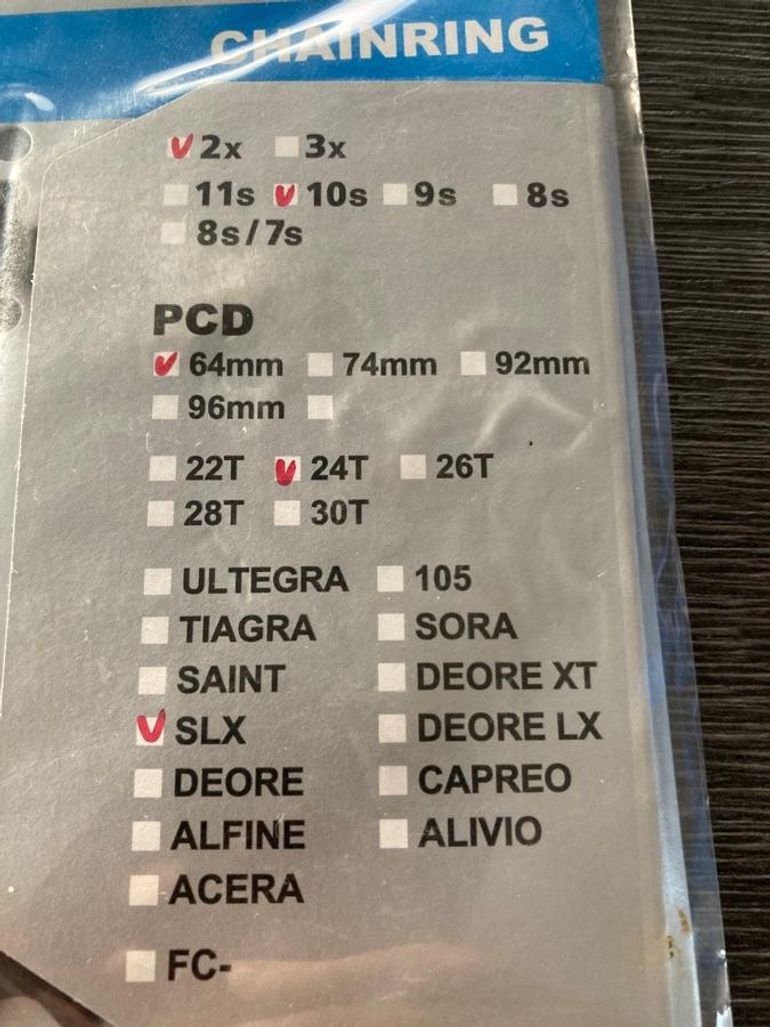 Used Shimano Plateau  24dents SLX 10vit 64mm FC-M675 Y1NA24000 bike — image 2 of 4