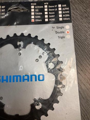 Used Shimano Plateau  route 36 dents 110mm FC-CX50 Y1MS36010 bike — image 3 of 4