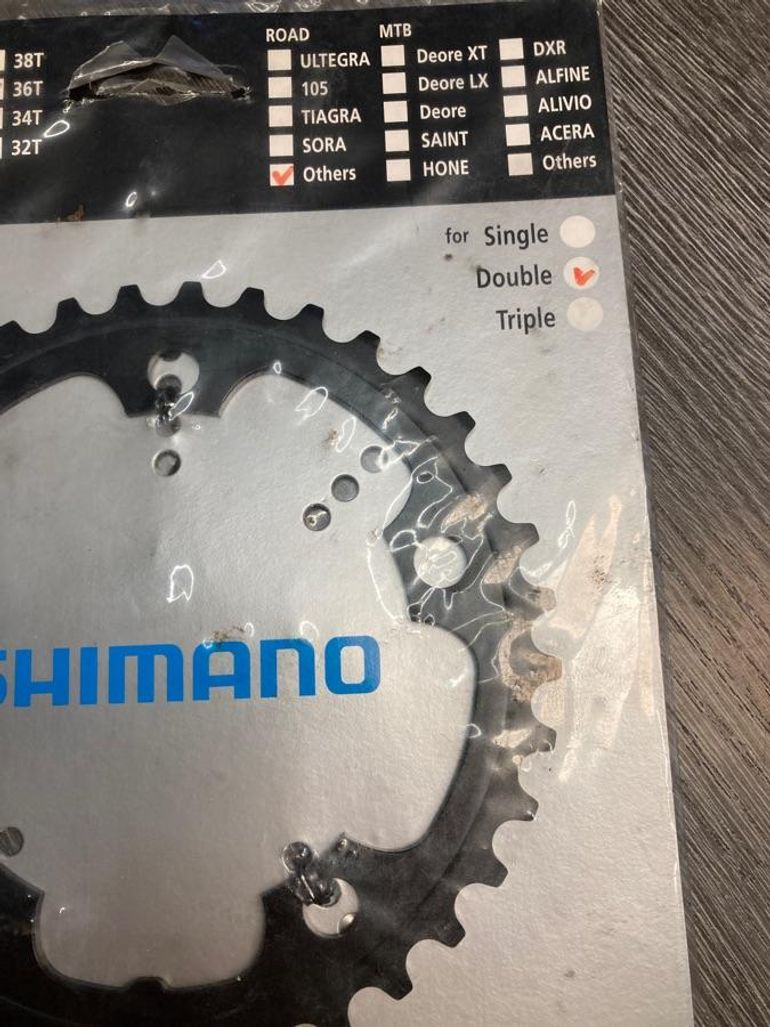 Used Shimano Plateau  route 36 dents 110mm FC-CX50 Y1MS36010 bike — image 3 of 4