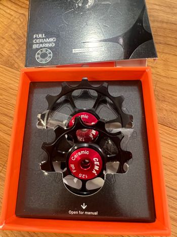 Used Cema Full Ceramic Pulleys for Shimano 12 Speed 2026 Drivetrain & Pedals
