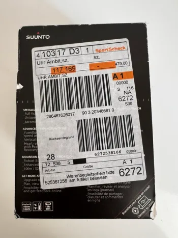 Käytetty Suunto Ambit Black HR bike — kuva 7 / 7
