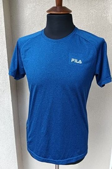 Käytetty Fila T-Shirt Sportiva Uomo Tessuto Tecnico Running Clothing