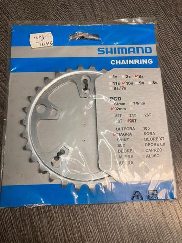 Used Shimano Plateau shimano Tiagra 30 dents 92mm 10vit FC-4603 Y1MJ30000 Drivetrain & Pedals