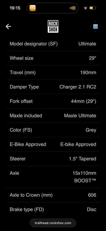 Gebrauchtes RockShox Zeb Ultimate Fork 2024 bike — Bild 13 von 13