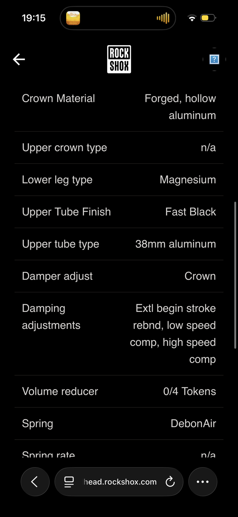 Brugt RockShox Zeb Ultimate Fork 2024 bike — billede 12 af 13