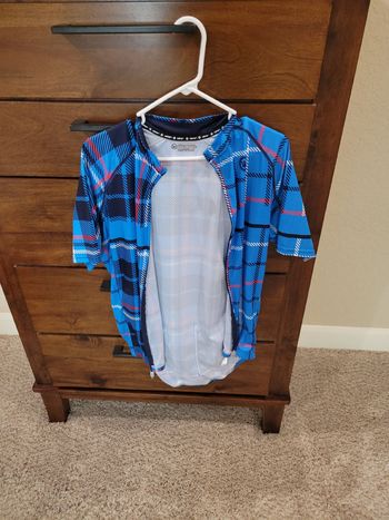Used Canari Ridgeline Zip Neck Short Sleeve Jersey Cycling Clothing