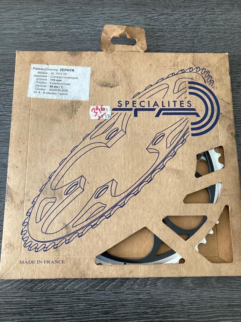Used Spécialités T.A. Plateau Specialites TA 49 dents 110 9/10 speed - Zephyr Drivetrain & Pedals