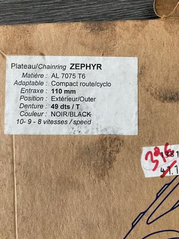 Used Spécialités T.A. Plateau Specialites TA 49 dents 110 9/10 speed - Zephyr bike — image 2 of 5