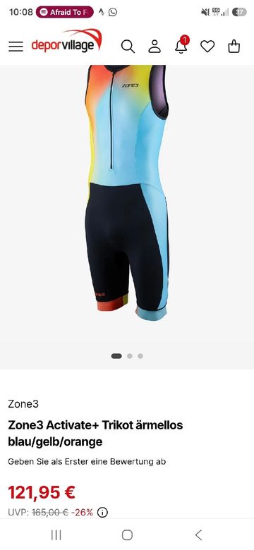 zone3 Triathlon Anzug 2025 bike d'occasion — image 3 sur 4
