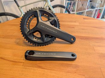 Shimano Ultegra FC-R8100 Crank Drivetrain & Pedals usato